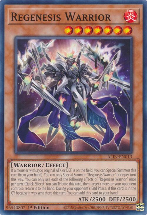 Regenesis Warrior [ALIN-EN013] Common | Deep Dive Games St. Marys