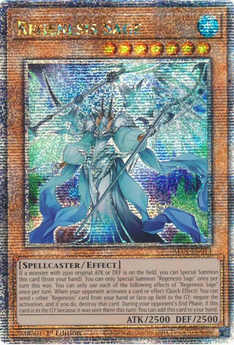 Regenesis Sage [ALIN-EN014] Quarter Century Secret Rare | Deep Dive Games St. Marys