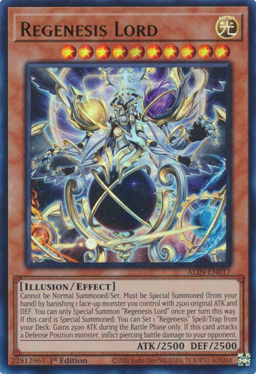 Regenesis Lord [ALIN-EN017] Ultra Rare | Deep Dive Games St. Marys