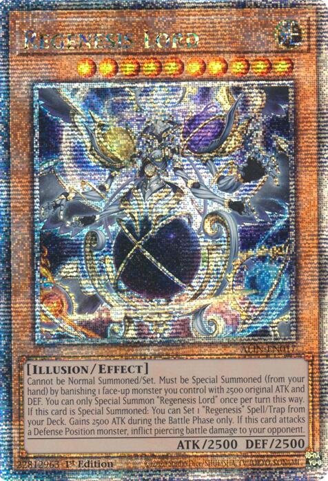 Regenesis Lord [ALIN-EN017] Quarter Century Secret Rare | Deep Dive Games St. Marys