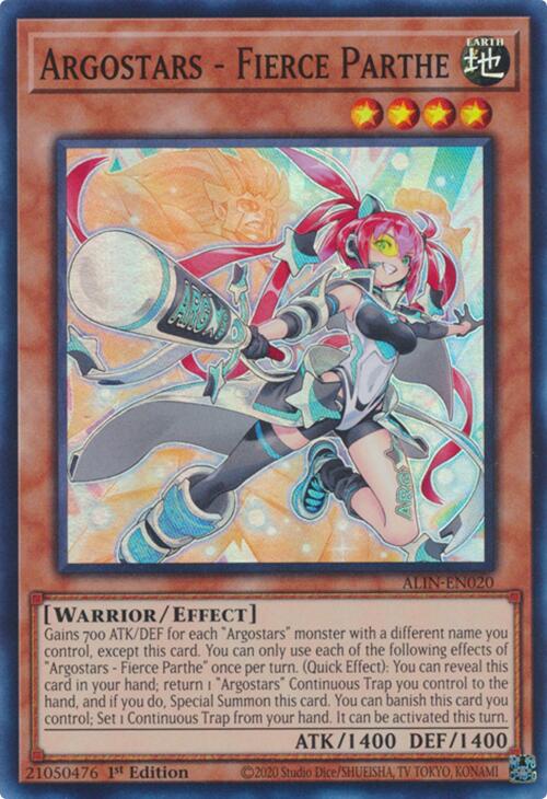 Argostars - Fierce Parthe [ALIN-EN020] Super Rare | Deep Dive Games St. Marys