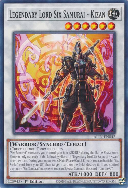 Legendary Lord Six Samurai - Kizan [ALIN-EN042] Common | Deep Dive Games St. Marys
