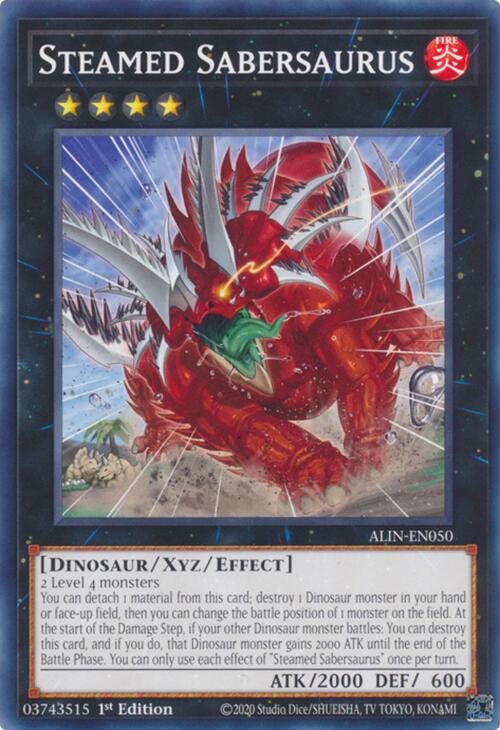 Steamed Sabersaurus [ALIN-EN050] Common | Deep Dive Games St. Marys