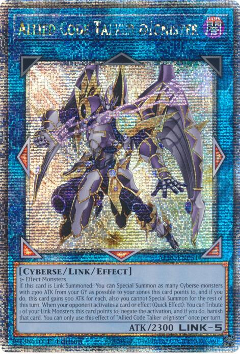 Allied Code Talker @Ignister [ALIN-EN051] Quarter Century Secret Rare | Deep Dive Games St. Marys