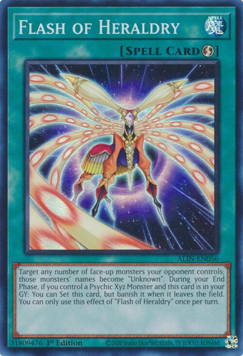 Flash of Heraldry [ALIN-EN056] Super Rare | Deep Dive Games St. Marys