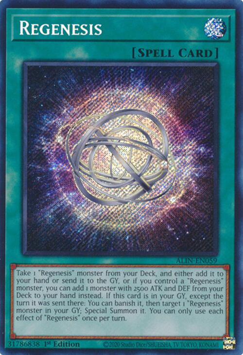 Regenesis [ALIN-EN059] Secret Rare | Deep Dive Games St. Marys