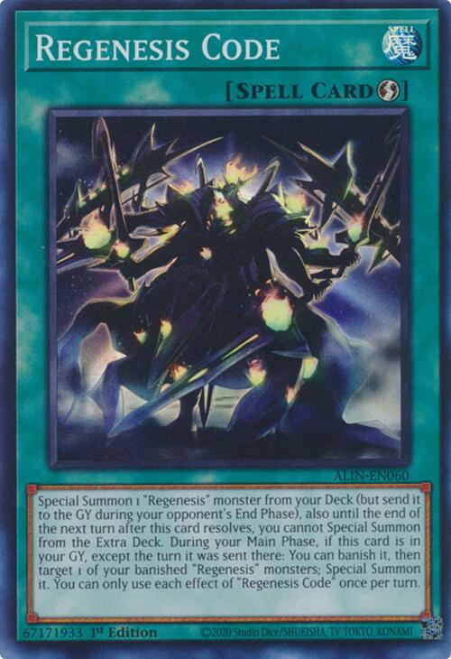 Regenesis Code [ALIN-EN060] Super Rare | Deep Dive Games St. Marys