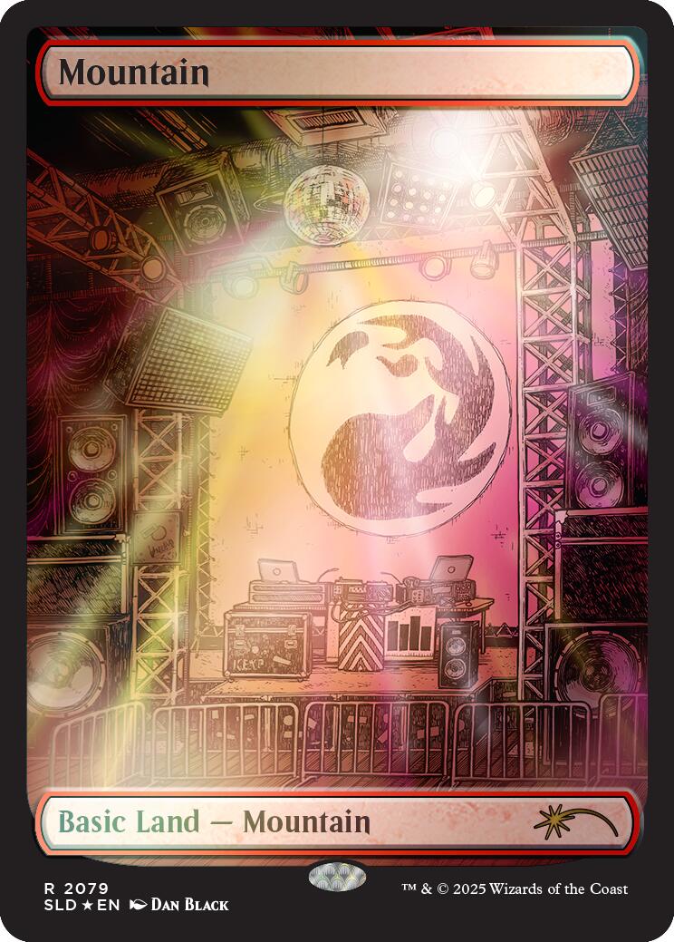 Mountain (2079) (Rainbow Foil) [Secret Lair Drop Series] | Deep Dive Games St. Marys