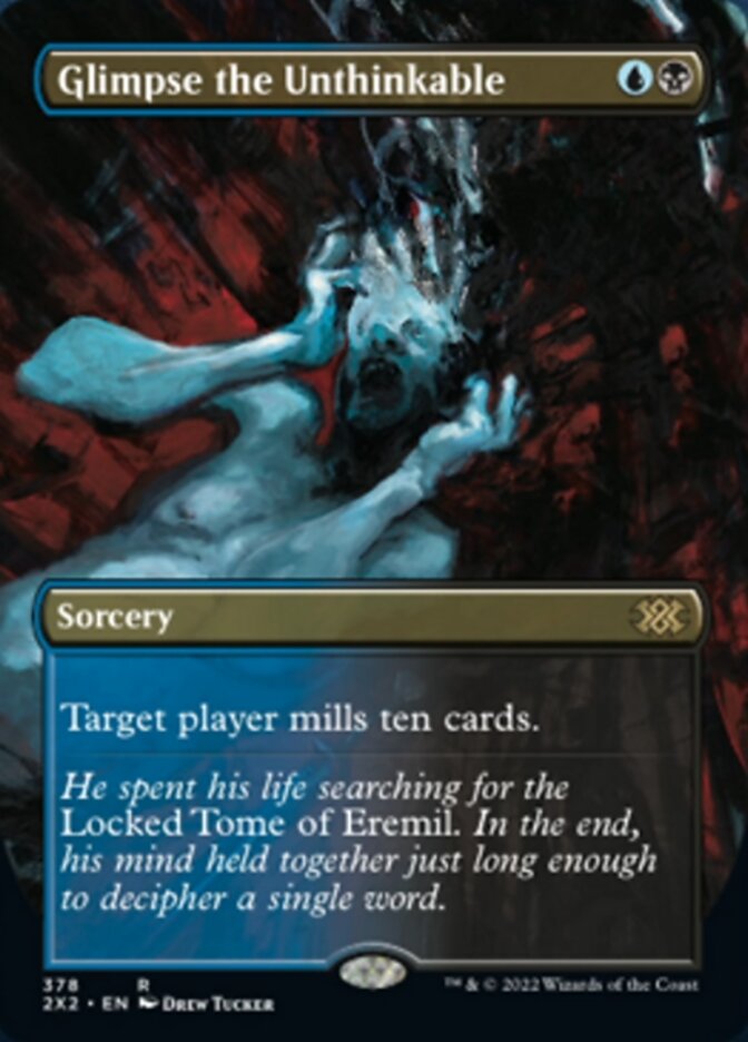 Glimpse the Unthinkable (Borderless Alternate Art) [Double Masters 2022] | Deep Dive Games St. Marys