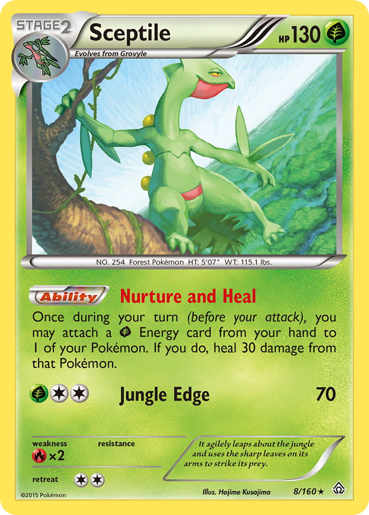 Sceptile (8/160) [XY: Primal Clash] | Deep Dive Games St. Marys