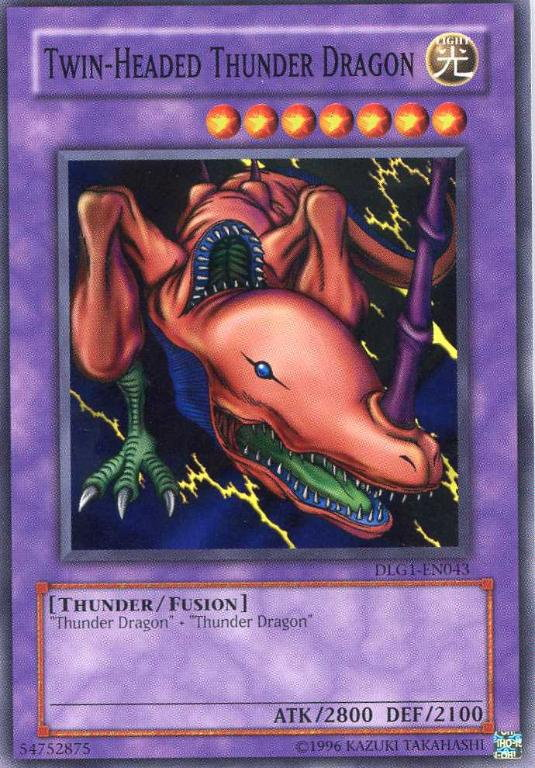 Twin-Headed Thunder Dragon [DLG1-EN043] Common | Deep Dive Games St. Marys