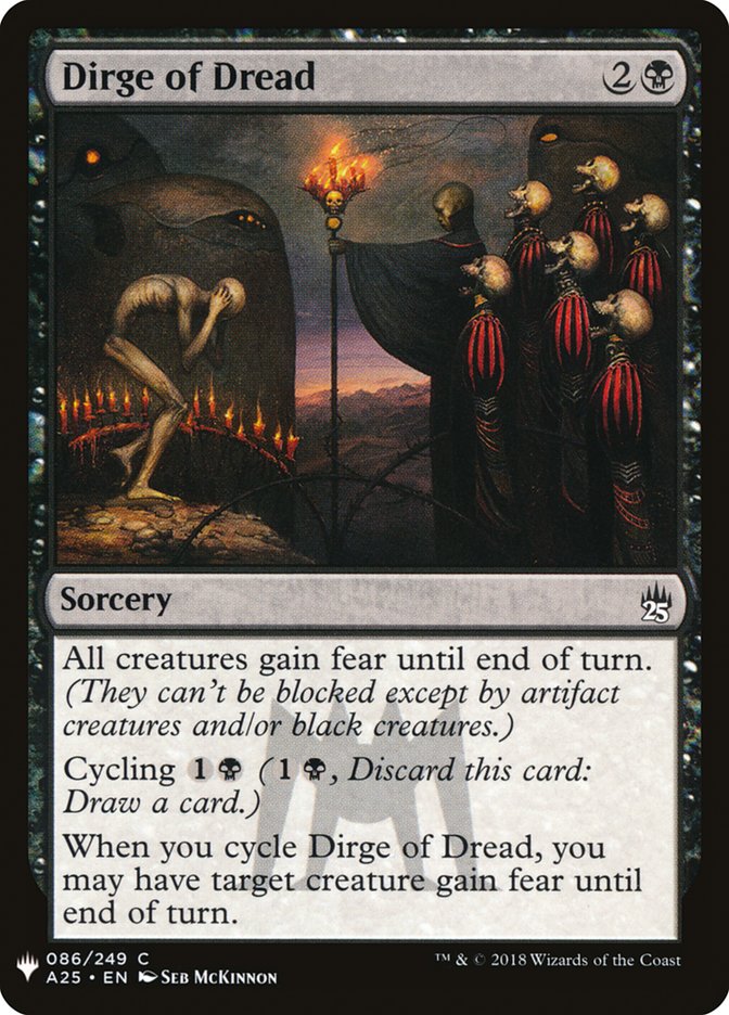 Dirge of Dread [Mystery Booster] | Deep Dive Games St. Marys