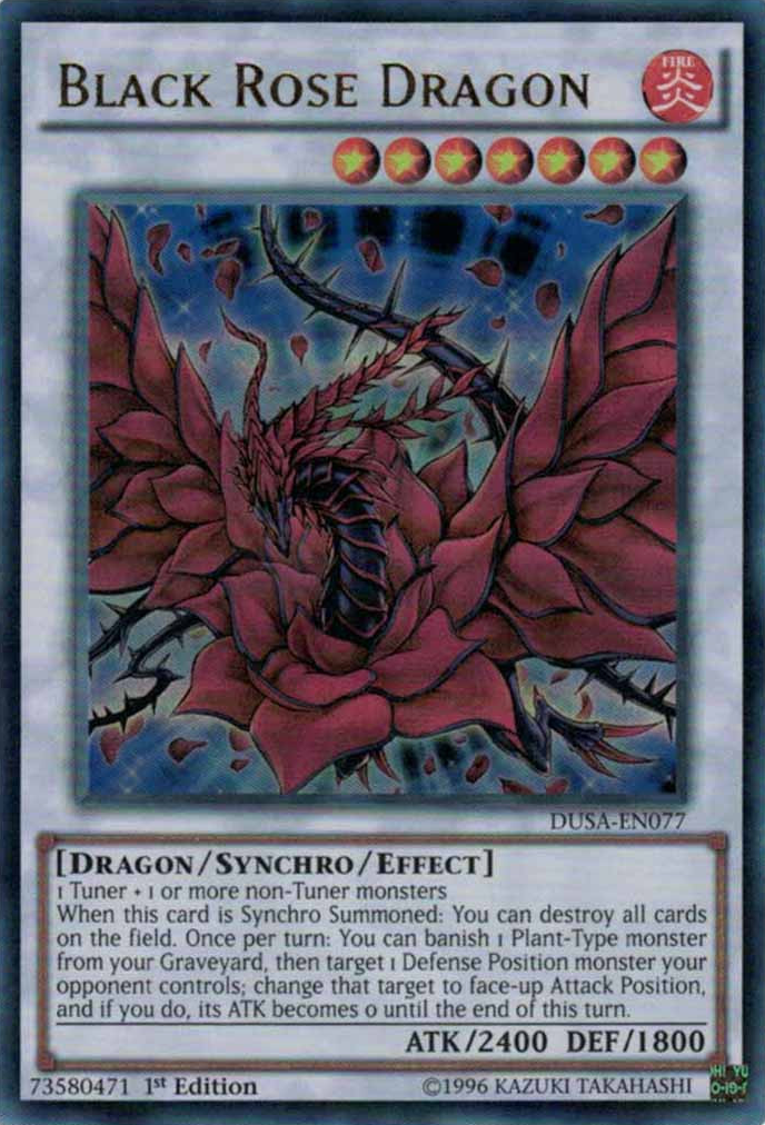 Black Rose Dragon [DUSA-EN077] Ultra Rare | Deep Dive Games St. Marys