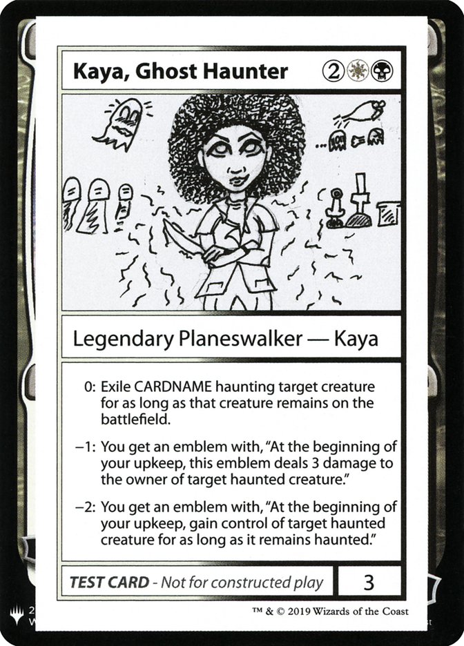 Kaya, Ghost Haunter [Mystery Booster Playtest Cards] | Deep Dive Games St. Marys