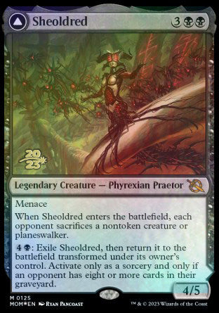 Sheoldred // The True Scriptures [March of the Machine Prerelease Promos] | Deep Dive Games St. Marys