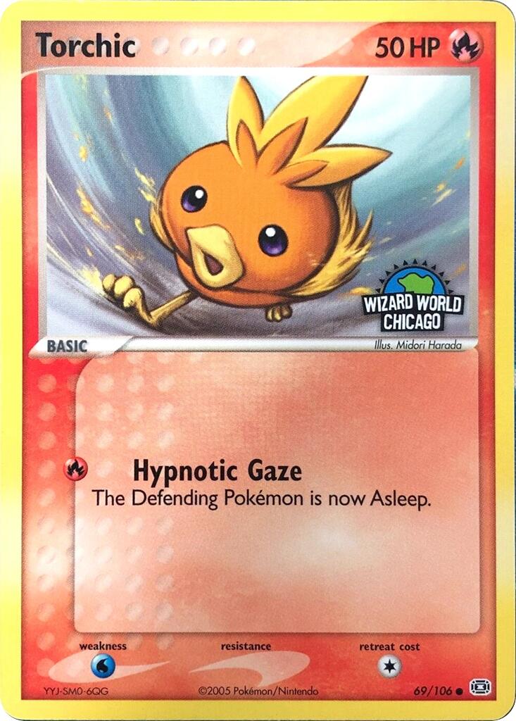 Torchic (69/106) (Wizard World Chicago) [Miscellaneous Cards] | Deep Dive Games St. Marys