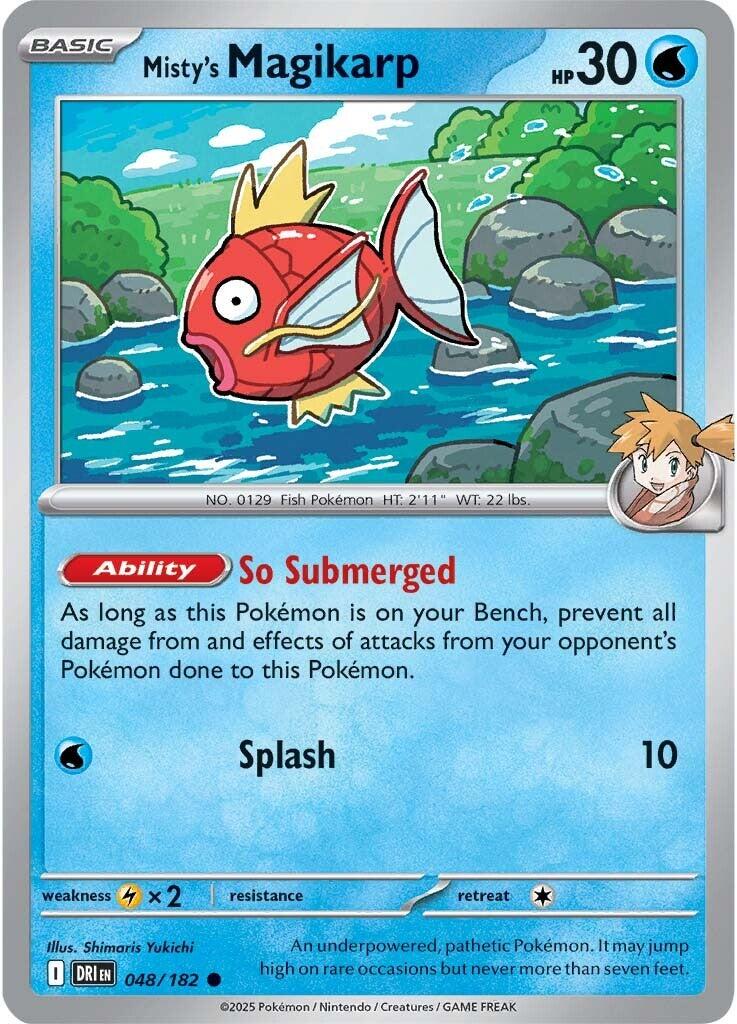 Misty's Magikarp (048/182) [Scarlet & Violet: Destined Rivals] | Deep Dive Games St. Marys