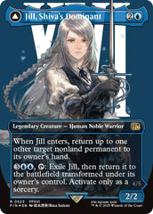 Jill, Shiva's Dominant // Shiva, Warden of Ice (Borderless) (Surge Foil) [FINAL FANTASY] | Deep Dive Games St. Marys
