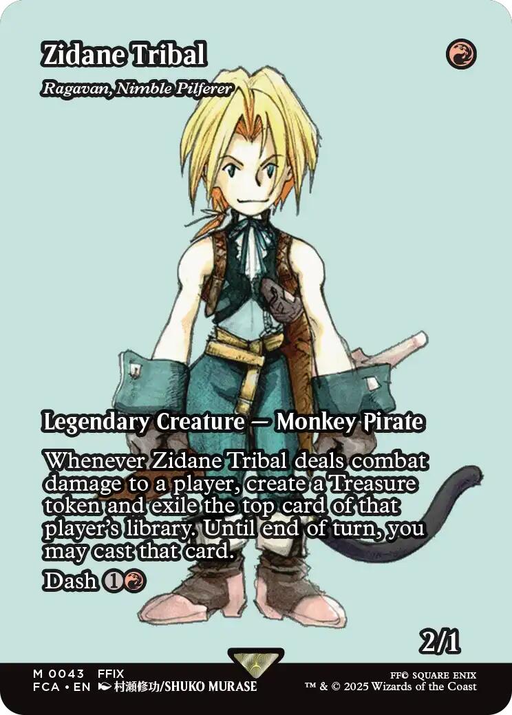 Zidane Tribal - Ragavan, Nimble Pilferer (Showcase) [FINAL FANTASY : Through the Ages] | Deep Dive Games St. Marys