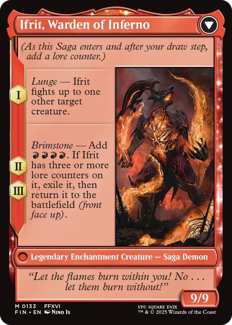Clive, Ifrit's Dominant // Ifrit, Warden of Inferno [FINAL FANTASY] | Deep Dive Games St. Marys