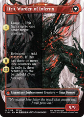 Clive, Ifrit's Dominant // Ifrit, Warden of Inferno (Borderless) (0318) [FINAL FANTASY] | Deep Dive Games St. Marys