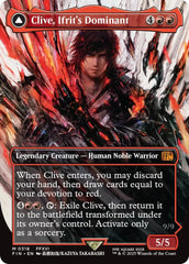 Clive, Ifrit's Dominant // Ifrit, Warden of Inferno (Borderless) (0318) [FINAL FANTASY] | Deep Dive Games St. Marys