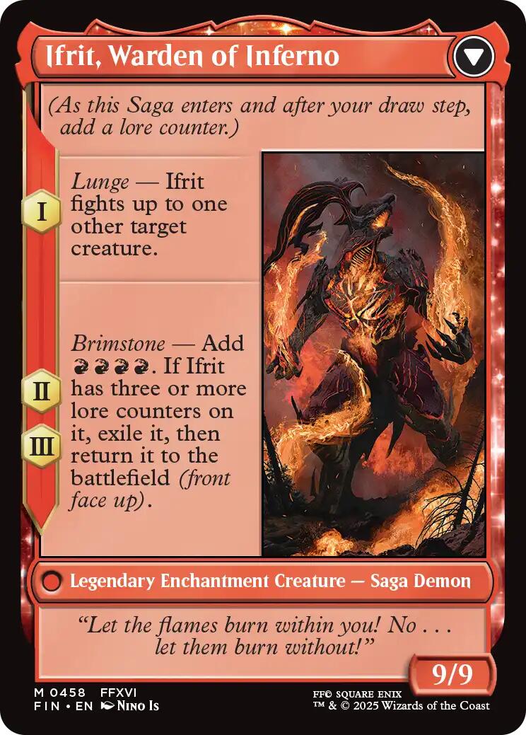 Clive, Ifrit's Dominant // Ifrit, Warden of Inferno (Extended Art) [FINAL FANTASY] | Deep Dive Games St. Marys