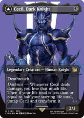 Cecil, Dark Knight // Cecil, Redeemed Paladin (Borderless) (Surge Foil) [FINAL FANTASY] | Deep Dive Games St. Marys
