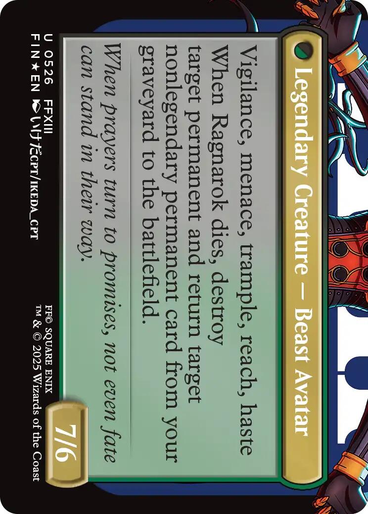 Fang, Fearless l'Cie (Borderless) (Surge Foil) [FINAL FANTASY] | Deep Dive Games St. Marys