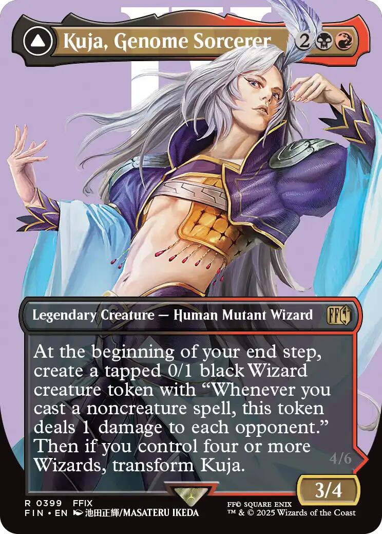 Kuja, Genome Sorcerer // Trance Kuja, Fate Defied (Borderless) [FINAL FANTASY] | Deep Dive Games St. Marys