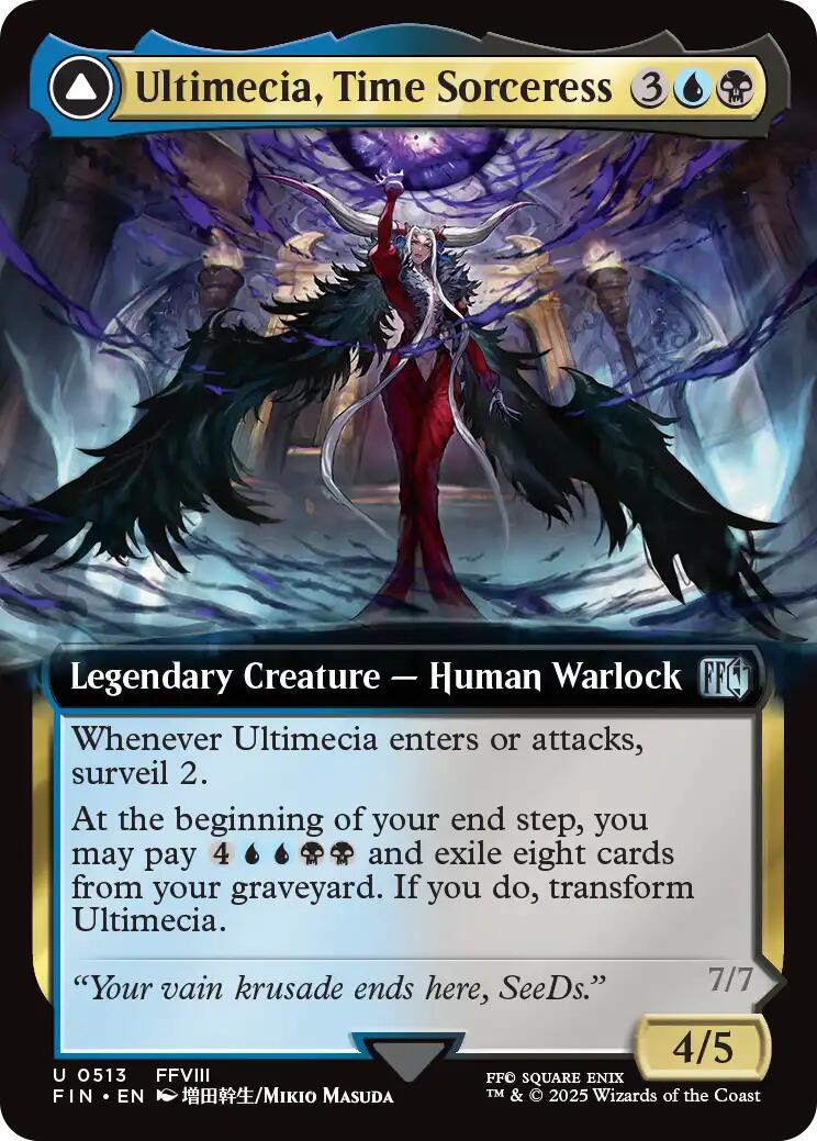 Ultimecia, Time Sorceress // Ultimecia, Omnipotent (Extended Art) [FINAL FANTASY] | Deep Dive Games St. Marys