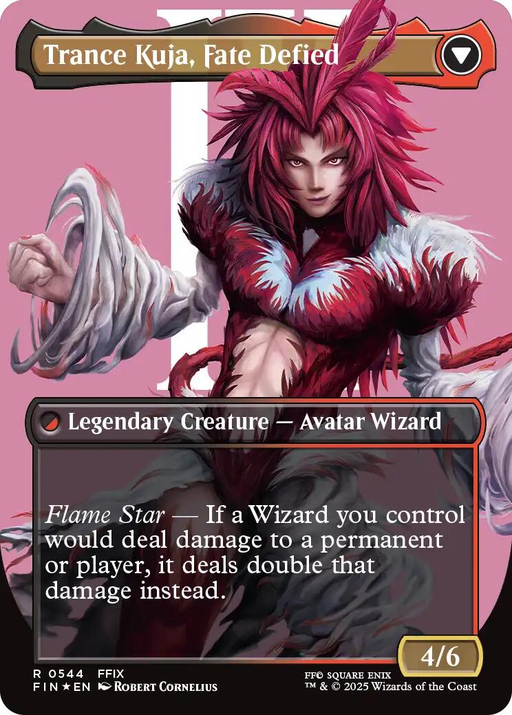 Kuja, Genome Sorcerer // Trance Kuja, Fate Defied (Borderless) (Surge Foil) [FINAL FANTASY] | Deep Dive Games St. Marys