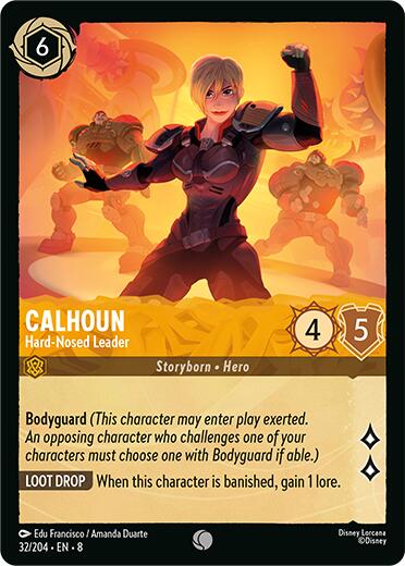 Calhoun - Hard-Nosed Leader (32/204) [Reign of Jafar] | Deep Dive Games St. Marys