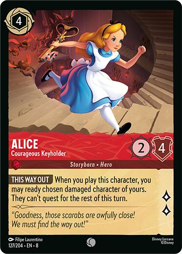 Alice - Courageous Keyholder (127/204) [Reign of Jafar] | Deep Dive Games St. Marys
