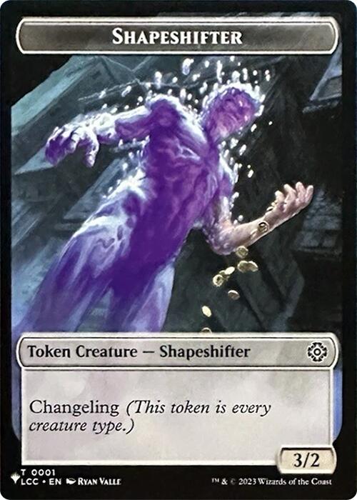 Shapeshifter // Cat Double-Sided Token [Secret Lair Drop Series] | Deep Dive Games St. Marys