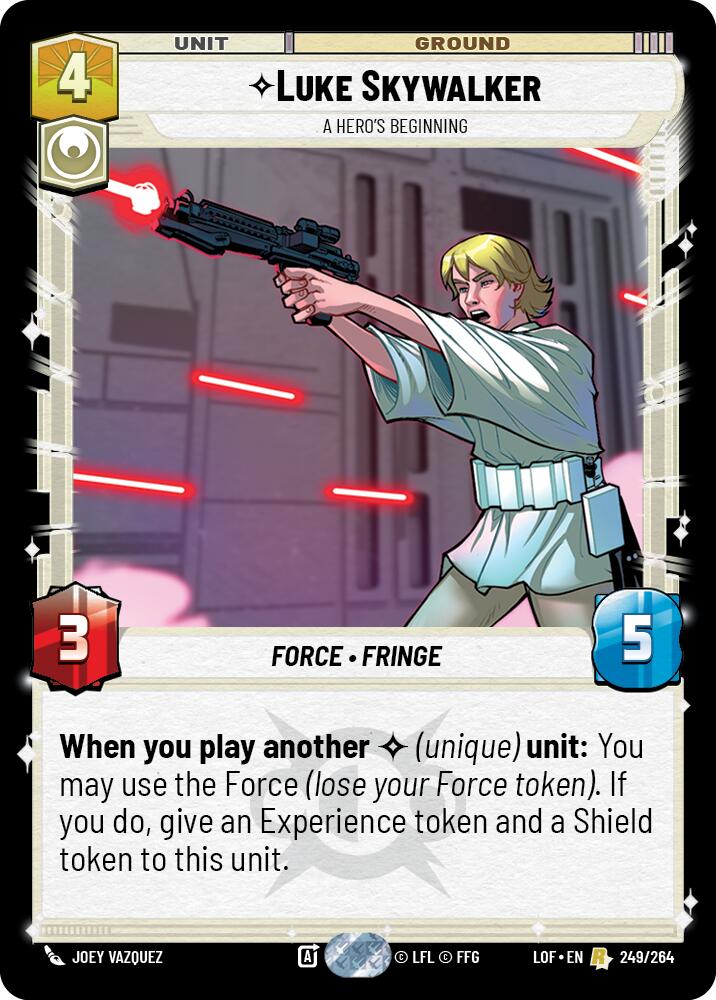 Luke Skywalker - A Hero's Beginning (249/264) (249/264) [Legends of the Force] | Deep Dive Games St. Marys