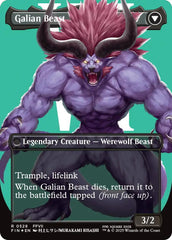 Vincent Valentine // Galian Beast (Borderless) (Surge Foil) [FINAL FANTASY] | Deep Dive Games St. Marys