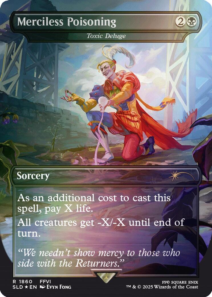 Merciless Poisoning - Toxic Deluge (Rainbow Foil) [Secret Lair Drop Series] | Deep Dive Games St. Marys