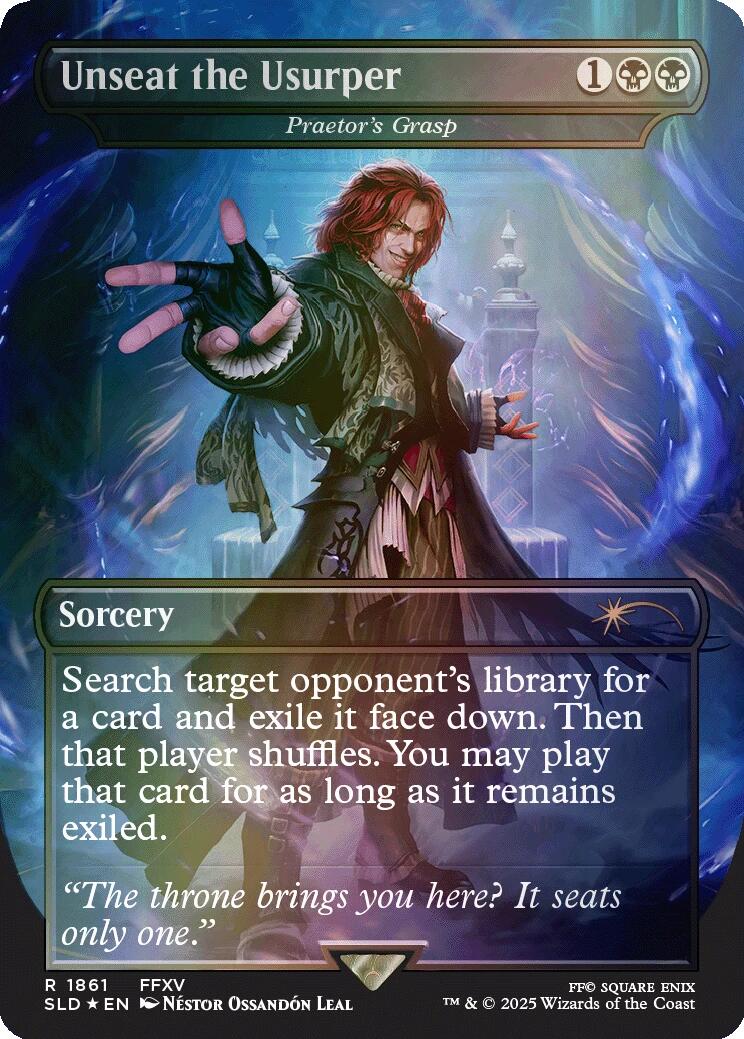 Unseat the Usurper - Praetor's Grasp (Rainbow Foil) [Secret Lair Drop Series] | Deep Dive Games St. Marys