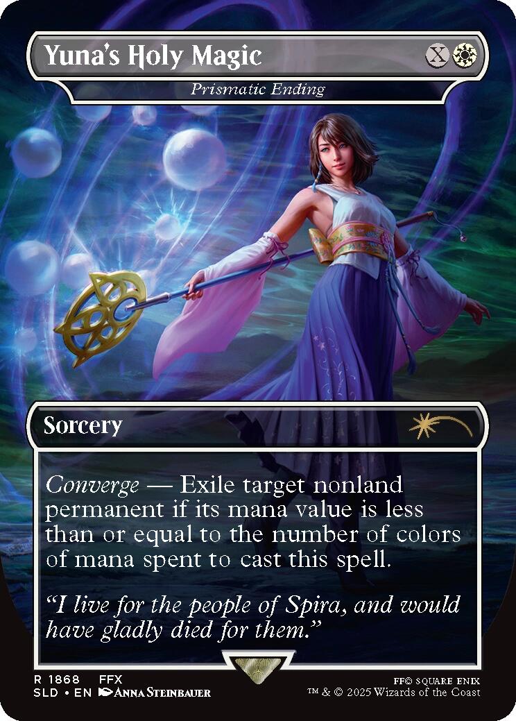 Yuna's Holy Magic - Prismatic Ending [Secret Lair Drop Series] | Deep Dive Games St. Marys