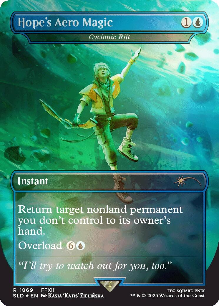 Hope's Aero Magic - Cyclonic Rift (Rainbow Foil) [Secret Lair Drop Series] | Deep Dive Games St. Marys