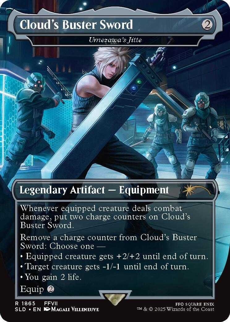 Cloud's Buster Sword - Umezawa's Jitte [Secret Lair Drop Series] | Deep Dive Games St. Marys