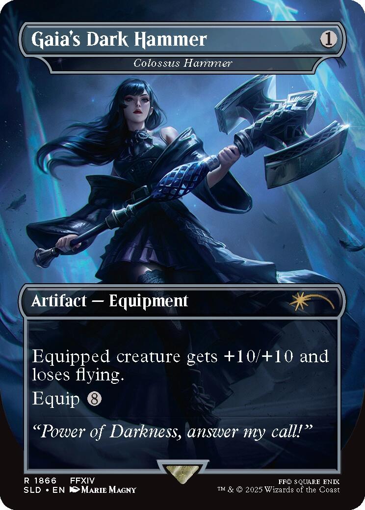 Gaia's Dark Hammer - Colossus Hammer [Secret Lair Drop Series] | Deep Dive Games St. Marys