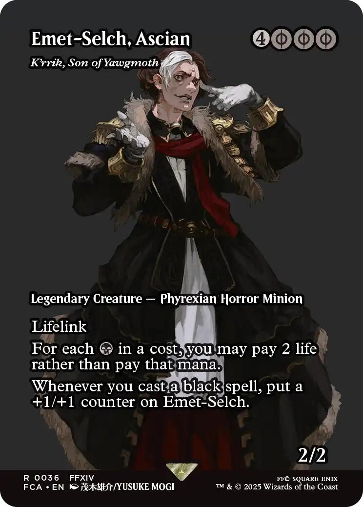 Emet-Selch, Ascian - K'rrik, Son of Yawgmoth (Showcase) [FINAL FANTASY : Through the Ages] | Deep Dive Games St. Marys