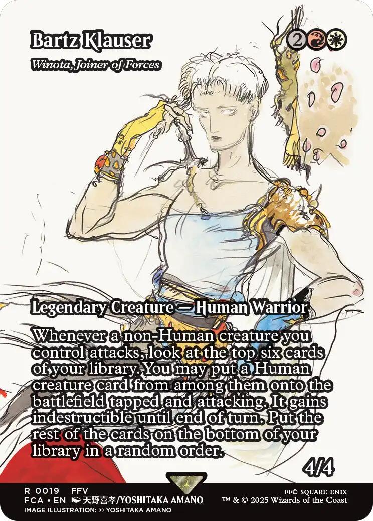 Bartz Klauser - Winota, Joiner of Forces (Showcase) [FINAL FANTASY : Through the Ages] | Deep Dive Games St. Marys