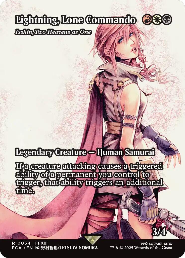 Lightning, Lone Commando - Isshin, Two Heavens as One (Showcase) [FINAL FANTASY : Through the Ages] | Deep Dive Games St. Marys