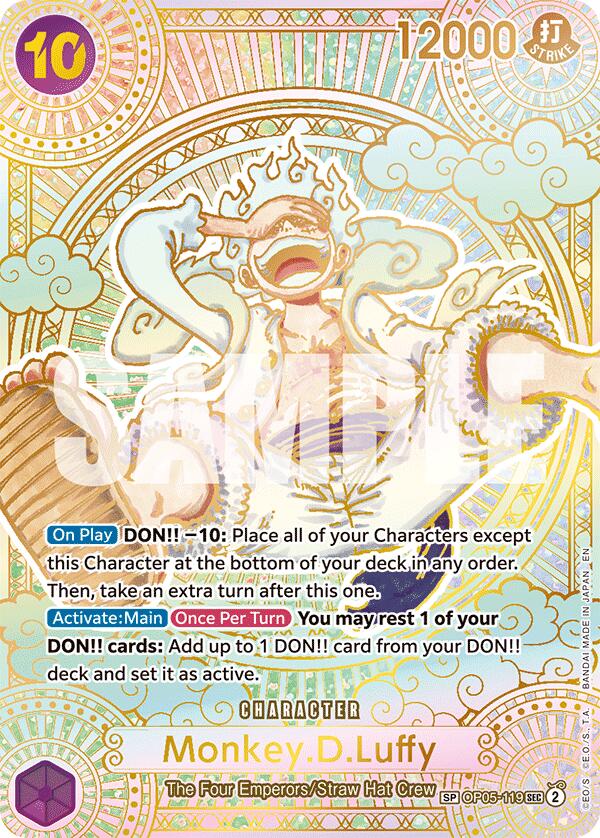 Monkey.D.Luffy (SP) (Gold) [A Fist of Divine Speed] | Deep Dive Games St. Marys