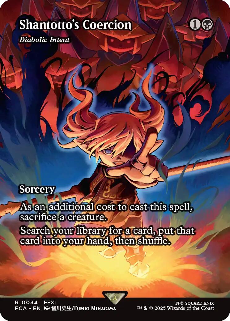 Shantotto's Coercion - Diabolic Intent (Showcase) [FINAL FANTASY : Through the Ages] | Deep Dive Games St. Marys