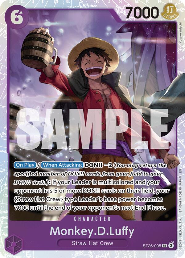 Monkey.D.Luffy (ST26-005) [Starter Deck: Purple/Black Monkey.D.Luffy] | Deep Dive Games St. Marys