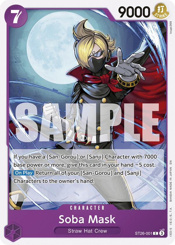 Soba Mask [Starter Deck: Purple/Black Monkey.D.Luffy] | Deep Dive Games St. Marys